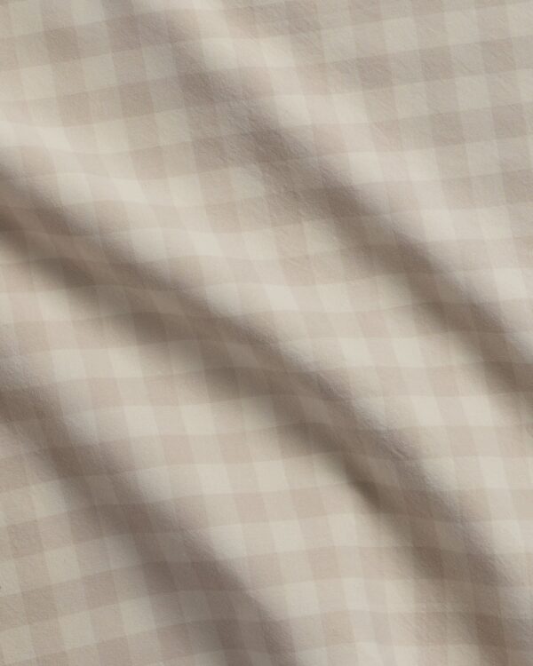 Brushed Cotton Sheet Set - Bone Check F/Q view 3