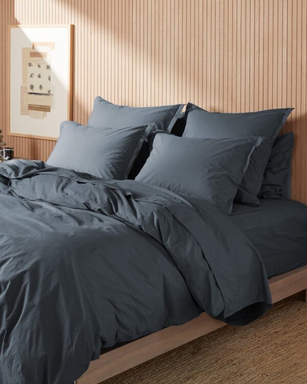 Brushed Cotton Sheet Set - Dusk F/Q view 2