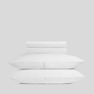 Brushed Cotton Sheet Set - White F/Q