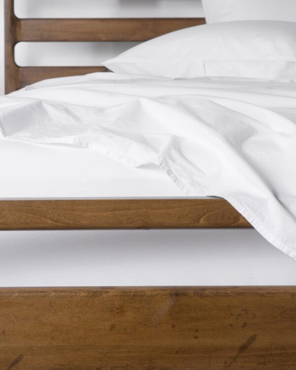Brushed Cotton Sheet Set - White F/Q view 4