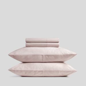 Brushed Cotton Sheet Set - Blush F/Q