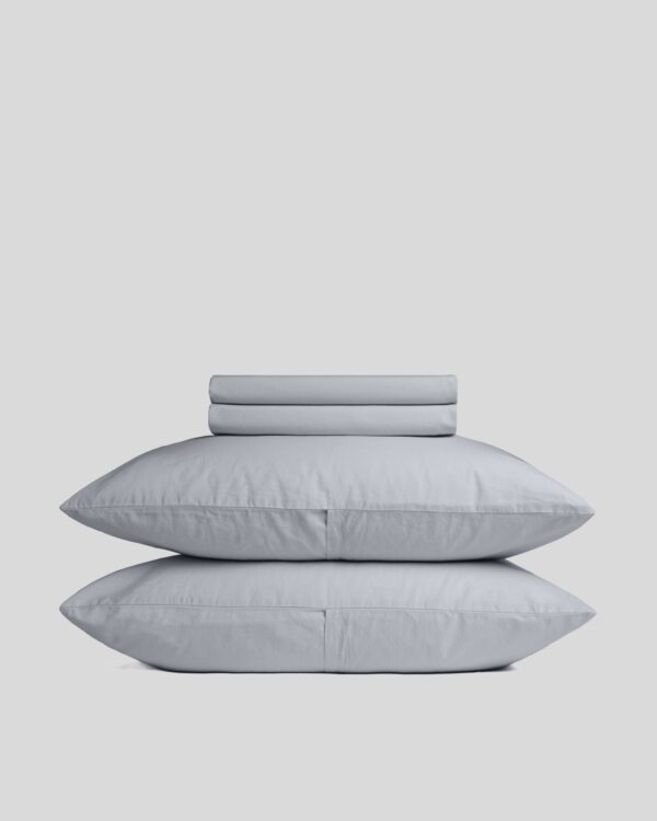 Brushed Cotton Sheet Set - Sky F/Q