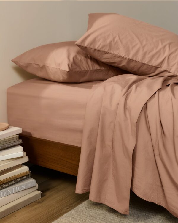 Brushed Cotton Sheet Set - Adobe F/Q view 2