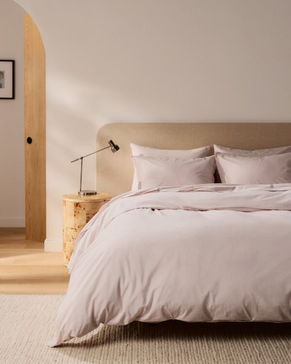 Brushed Cotton Sheet Set - Blush F/Q view 4
