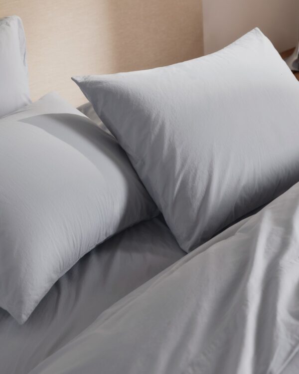 Brushed Cotton Sheet Set - Sky F/Q view 4
