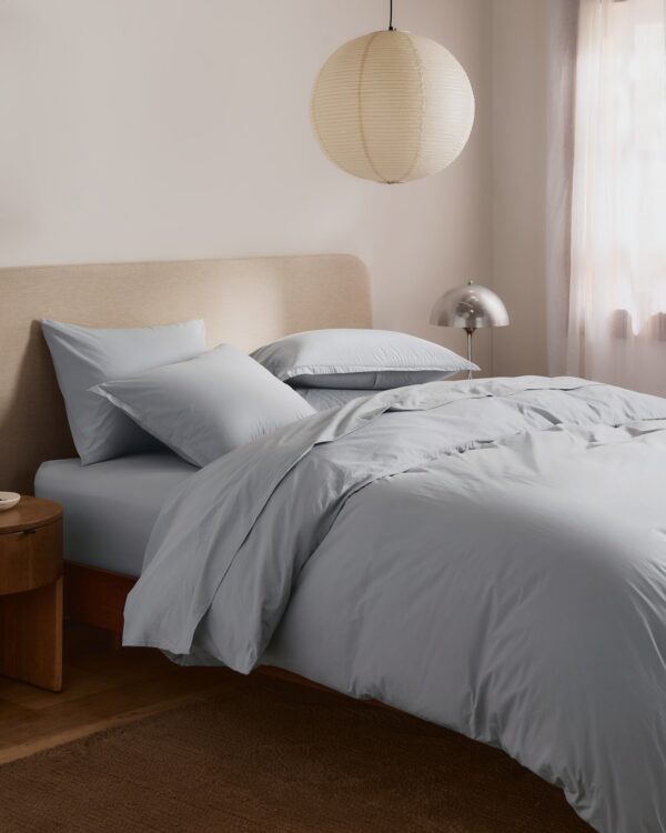Brushed Cotton Sheet Set - Sky F/Q view 2