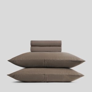 Linen Tencel Sheet Set - Warm Grey F/Q