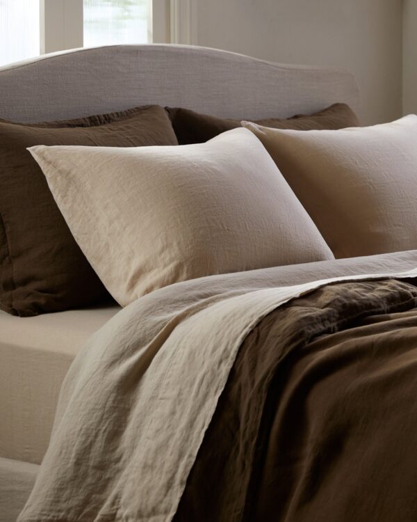 Linen Sheet Set -Toast F/Q view 2