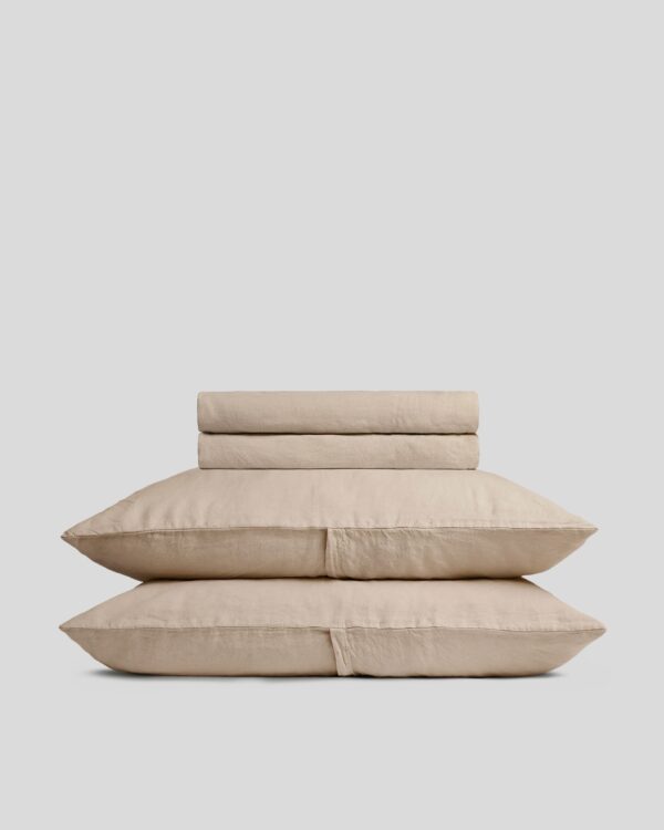 Linen Sheet Set -Toast F/Q