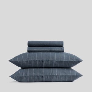 Linen Sheet Set - Dusk Stripe F/Q