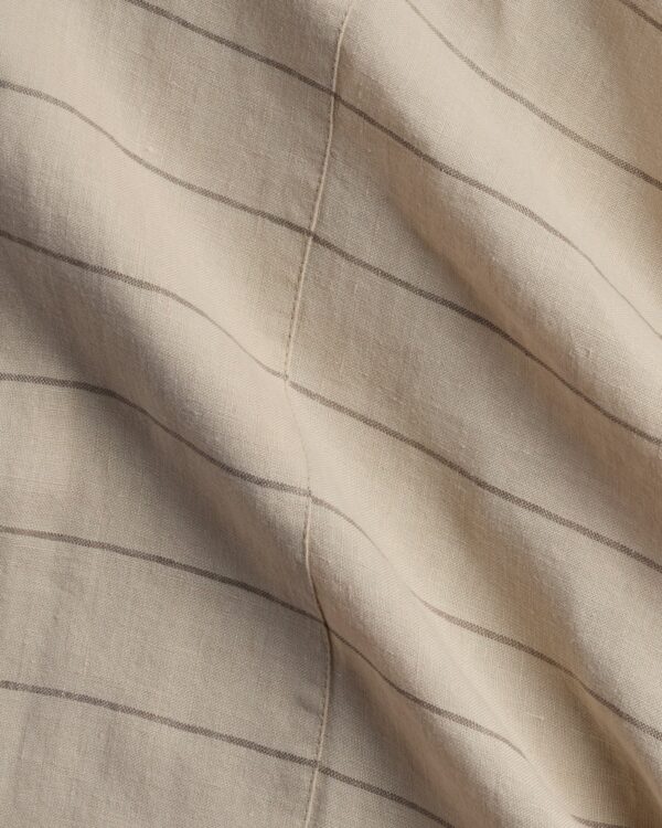 Linen Sheet Set - Bone Stripe F/Q view 3