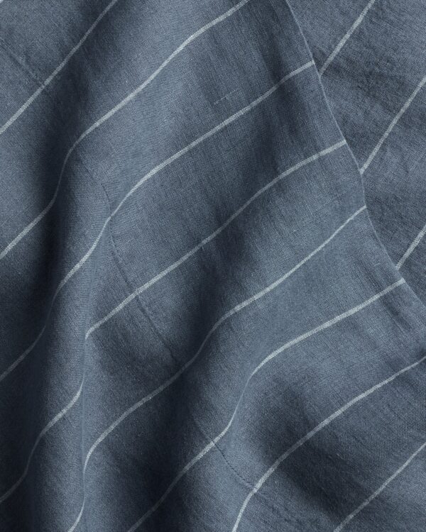 Linen Sheet Set - Dusk Stripe F/Q view 3