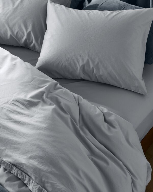 Percale Sheet Set - Sky F/Q view 2