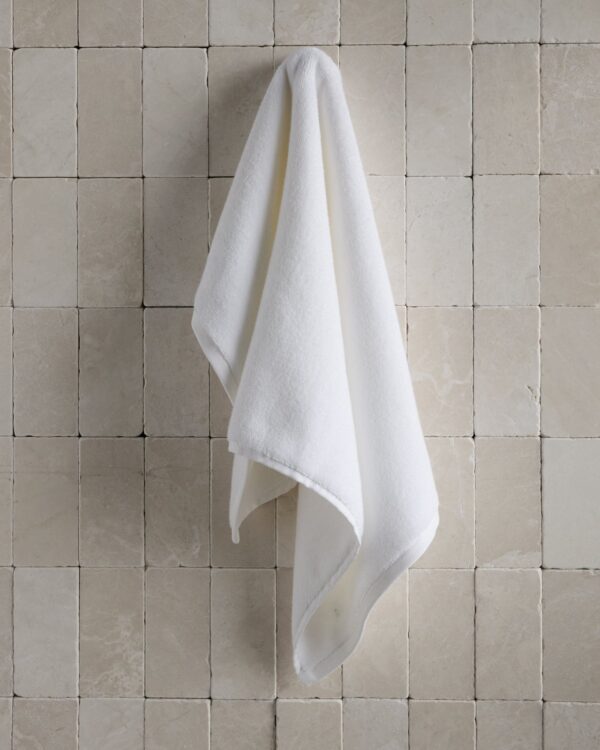 Organic Plush Towels (White) view 5