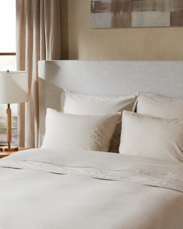 Percale Sheet Set - Bone F/Q view 2