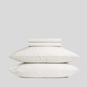 Percale Sheet Set -Cream F/Q