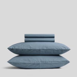 Percale Sheet Set - Dusk Stripe F/Q