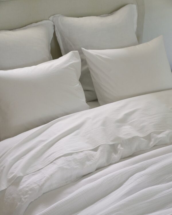 Percale Sheet Set -White F/Q view 2