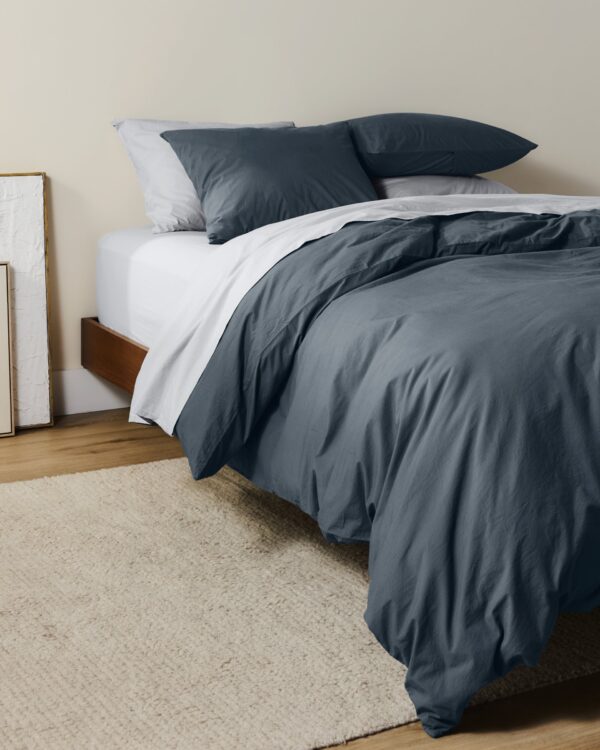 Percale Sheet Set - Sky F/Q view 4