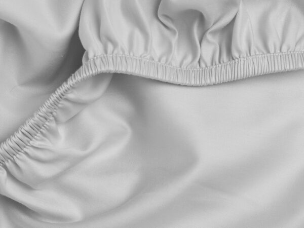Sateen Sheet Set - Light Grey F/Q view 3
