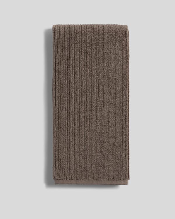 Soft Rib Towels (Warm Grey) view 7