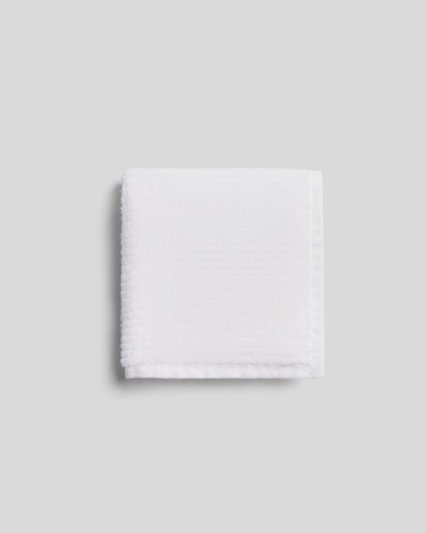 Soft Rib Towels (White) view 6