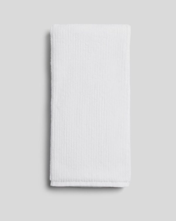 Soft Rib Towels (White) view 7