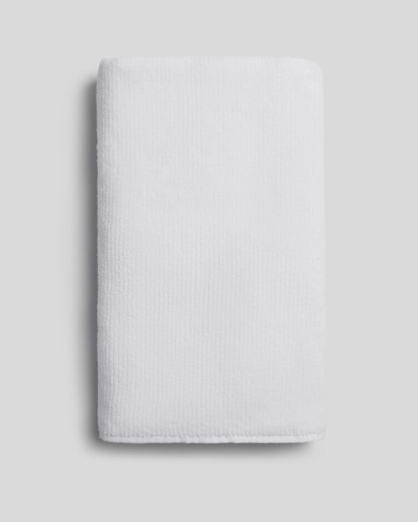 Soft Rib Towels (White) view 8