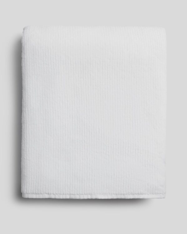 Soft Rib Towels (White) view 9