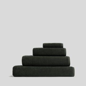 Soft Rib Towels (Evergreen)