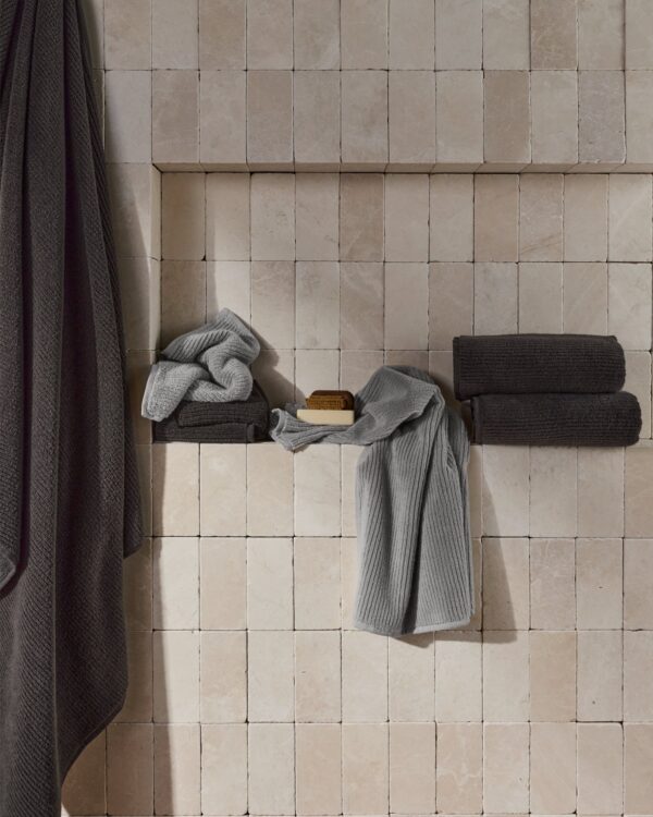 Soft Rib Towels - FINAL SALE (Pebble) view 4