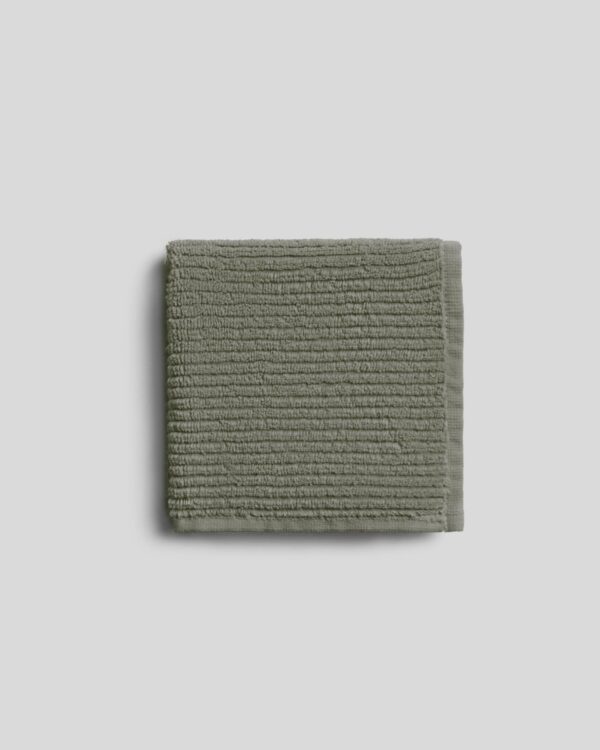 Soft Rib Towels (Moss) view 5