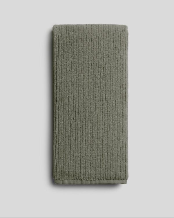 Soft Rib Towels (Moss) view 6