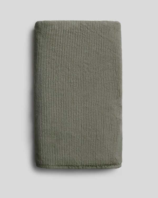 Soft Rib Towels (Moss) view 7