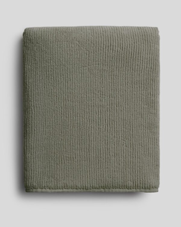 Soft Rib Towels (Moss) view 8